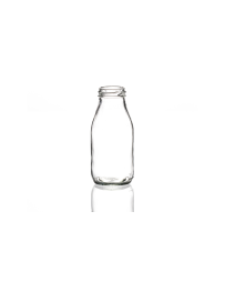 Milk bottle 250ml in a classic shape and size