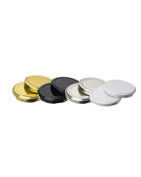 70mm standard twist off lids, perfect as jam jar lids, available in gold, silver, black or white. 