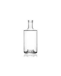 700ml Belleville glass bottle with a cork stopper, perfect for oils, dressings, sauces, drinks, spirits, and liquors. Elegant and versatile design