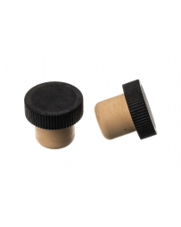 22.5mm Synthetic Black Top Cork Stopper