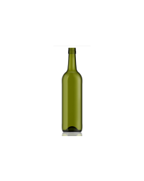 750ml antique green Bordeaux glass wine bottle with a screw cap, perfect for juices, water, soft drinks, wine, and ginger wine. Elegant and durable design for versatile use
