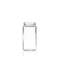 500ml glass premium food jar with 70mm deep twist off caps