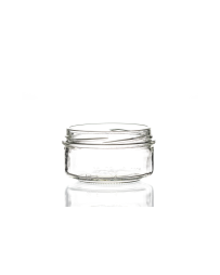 190ml condiment glass jar with twist off lid 