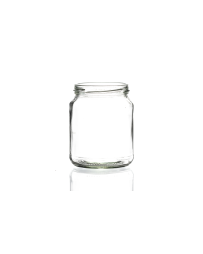 1lb Honey Jars perfect for beekeeping and storing honey. Available with four cap options including gold, silver, black and white