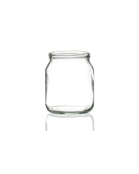 1lb flint glass honey jar with a screw cap, perfect for honey, sauces, jams, preserves, and spreads, featuring a unique hexagonal design, suitable for preserving and canning recipes. Available in low quantities or bulk wholesale