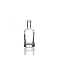 50ml flint Spirit Honorius glass bottle with a screw lid, reusable and airtight, ideal for homemade gins, liquors, oils, spirits, and dressing sauces. Compact and versatile miniature design