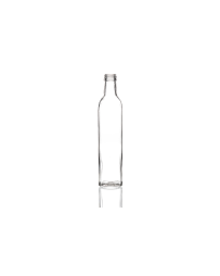 500ml Marasca glass bottle, square design ideal for oils, sauces, dressings, and beverages. Sleek and versatile