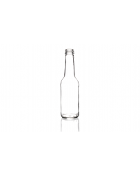 250ml glass mineral bottle with a screw lid, ideal for juices, cordials, shakes, and mineral water. Sleek and durable design for versatile use