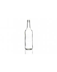 750ml glass mineral bottle with a screw lid, ideal for juices, cordials, shakes, and mineral water. Sleek, durable, and versatile design