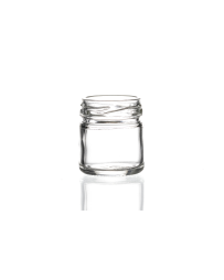 1.5oz or 43ml flint glass mini jar, ideal for wedding favours, spices, and small treats with a clear and elegant design
