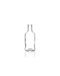 200ml glass Nero spirit bottle with a cork stopper, ideal for homemade gins, liquors, oils, spirits, dressings, and sauces. Stylish and versatile design