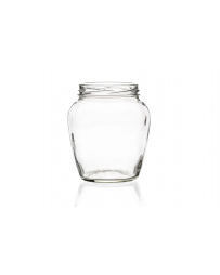720ml flint glass Orcio jar with twist-off lids, perfect for honey, jams, chutney, sauces, and more. Available in low quantities or bulk wholesale