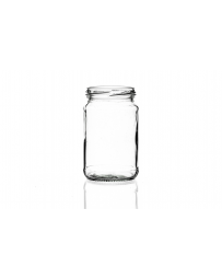 298ml flint glass paste jar with a twist-off lid, perfect for storing herbs, jellies, spices, jams, chutney, and mustard. Available in low quantities or bulk wholesale