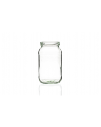 1lb flint glass jam jar with a twist-off lid, perfect for jams, chutneys, pickles, and preserves. Ideal for preserving and canning recipes, available in low quantities or bulk wholesale