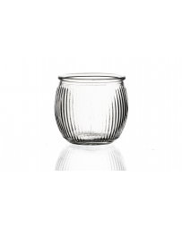 19cl flint ribbed glass candle jar, ideal for luxury candles, scented blends, and essential oils. Available in low quantities or bulk wholesale