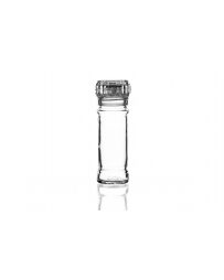 100ml flint spice jar with a grinder cap, ideal for storing and dispensing spices, herbs, salts, and peppers.