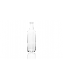 8oz glass square sauce bottle with screw lid, perfect for oils, dressings, sauces, and condiments. Stylish and practical square design