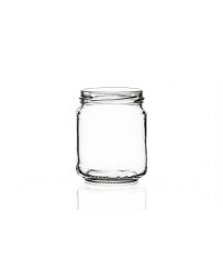 228ml flint glass standard jar with a twist-off lid, perfect for storing herbs, spices, jams, jellies, chutney, and preserves. Available in low quantities or bulk wholesale
