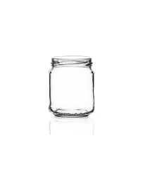 228ml standard glass jar with twist off lid. 