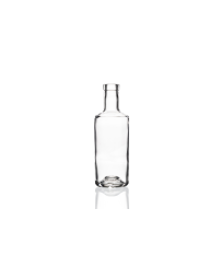 500ml glass Tiberius spirit bottle with a cork stopper, ideal for homemade gins, liquors, oils, spirits, dressings, and sauces. Elegant and versatile design