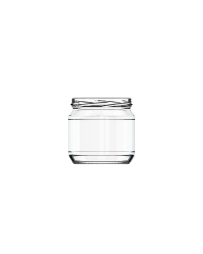 380ml Dip Glass Jar with Twist Off Lid | Glass Jars with Lids Perfect for Chutney, Mustard, Sauces
