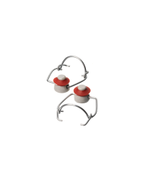 Ceramic Swing Stoppers with Red Rubber Band perfect for swing stopper glass bottles and ideal for home brewing, creating artisanal oils, vinegars, or beverages.