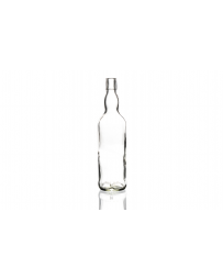700ml glass whiskey bottle with a cork, perfect for bourbon, scotch, and aged spirits. Classic and durable design