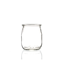 139ml glass yogurt pot with twist off lids 