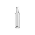 750ml flint Bordeaux glass wine bottle with a screw lid, perfect for juices, water, soft drinks, wine, and ginger wine. Stylish and durable design for versatile use