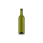 750ml antique green Bordeaux glass wine bottle with a screw cap, perfect for juices, water, soft drinks, wine, and ginger wine. Elegant and durable design for versatile use