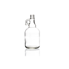 1000ml glass cider bottle with a handle grip, Gallone style, perfect for home brew and ciders. Durable and functional design