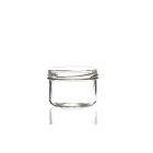 120ml flint condiment glass jar with a 70mm twist-off lid, round Verrine design ideal for herbs, jellies, spices, jams, chutneys, and preserves