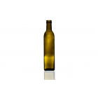 250ml green Marasca glass bottle, square design perfect for oils, sauces, dressings, and beverages. Stylish and versatile