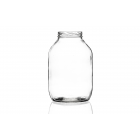 2372ml large flint glass pickle jar, ideal for bulk pickling, preserves, and storage. Available in low quantities or bulk wholesale