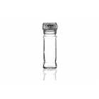 100ml flint spice jar with a grinder cap, ideal for storing and dispensing spices, herbs, salts, and peppers.