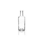 500ml glass Tiberius spirit bottle with a cork stopper, ideal for homemade gins, liquors, oils, spirits, dressings, and sauces. Elegant and versatile design