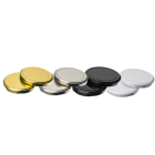 82mm standard twist off lid perfect for jam jars lids. available in gold, silver, black, white, red and white gingham
