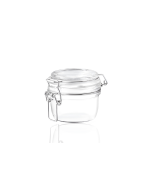 200ml clip top glass jar.