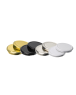 66mm Standard Twist off Lids perfect for glass jars. Available in gold, silver, black or white.