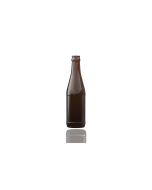 330ml amber Vichy glass beer bottle with a crown cap, perfect for homebrewing ales, lagers, IPAs, bitters, and ciders. Durable and stylish design