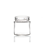 212ml flint premium glass jar with a deep twist-off lid, perfect for storing herbs, jellies, spices, jams, chutneys, and preserves. Available in low quantities or bulk wholesale