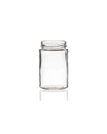 370ml flint glass premium food jar with deep lids, perfect for jam, jellies, herbs, chutney, and preserves. Available in low quantities or bulk wholesale