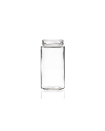 500ml glass premium food jar with 70mm deep twist off caps