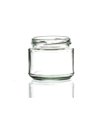 200ml flint dip glass jar with a twist-off lid, perfect for chutney, mustard, and sauces. Available in low quantities or bulk wholesale