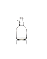 500ml glass cider bottle with a handle grip, Gallone style, perfect for home brew and ciders. Durable and practical design