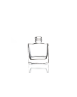 20cl flint glass square diffuser bottle with a screw lid and plug, perfect for homemade fragrances, scented oils, and reed diffusers. Available in low quantities or bulk wholesale