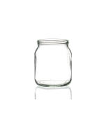 1lb flint glass honey jar with a screw cap, perfect for honey, sauces, jams, preserves, and spreads, featuring a unique hexagonal design, suitable for preserving and canning recipes. Available in low quantities or bulk wholesale