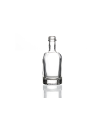 50ml flint Spirit Honorius glass bottle with a screw lid, reusable and airtight, ideal for homemade gins, liquors, oils, spirits, and dressing sauces. Compact and versatile miniature design