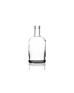 700ml Julius glass spirit bottle with a cork, ideal for whiskey, gin, vodka, dressings, and luxury oils. Elegant and versatile design