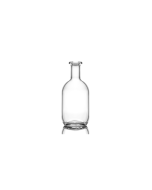 700ml glass Luna spirit bottle, a premium design ideal for gin, vodka, whiskey, homebrewing, and distilling. Elegant and versatile design